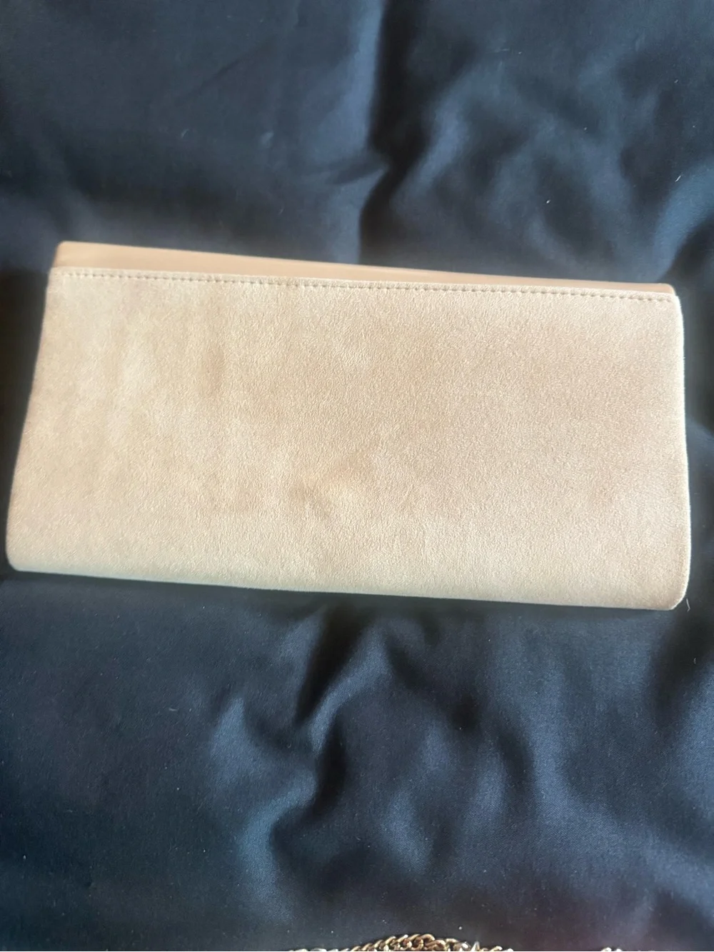 Beige Envelope Clutch Bag - Neutral Women's Evening Bag